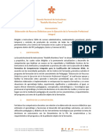 Convocatoria - Elaboración de Recursos Didácticos para La Ejecución de La FPI