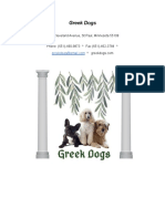 Greek Dogs - Business Planning For Animal Enterprises