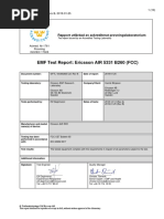 EMF Test Report: Ericsson AIR 5331 B260 (FCC) : Rapport Utfärdad Av Ackrediterat Provningslaboratorium