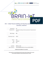 BRAIN IoT D5.1 Initial Threat Modelling and Security Assessment