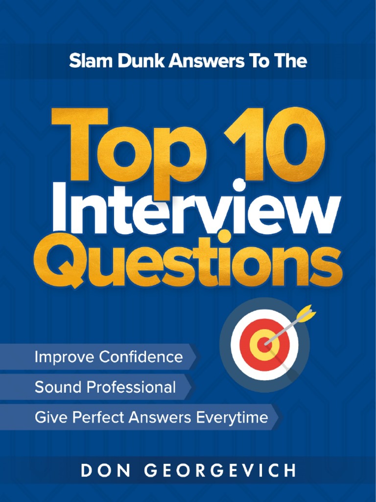 Top 10 Interview Questions 2021 PDF Layoff Job Interview