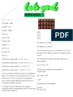 Ultimo Simulado de Matemática Básica