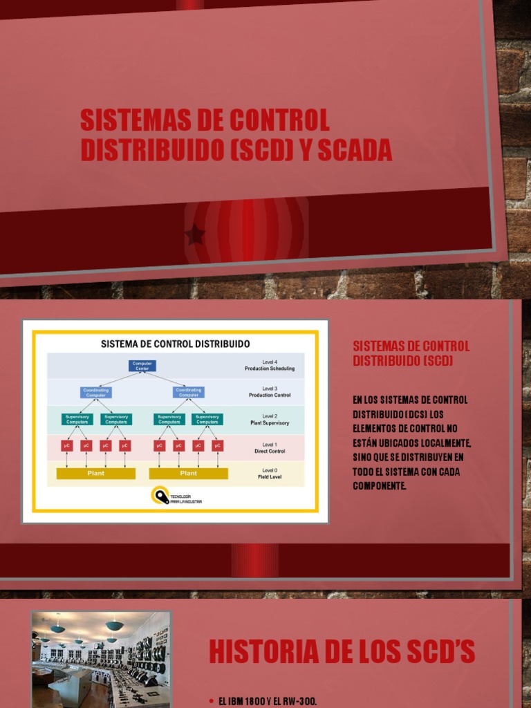 Sistemas de Control Distribuido (SCD) y Scada | PDF | Scada ...