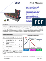 Ficha Técnica Chargetek CK150-4 24V 0,75A 1 banco waterproof battery charger