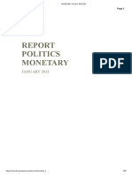 MONETARY POLICY REPORT - Bolivia