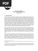 NCAA Baylor Report