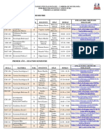 Horarios Por Docente y Asignatura SEGUNDO SEMESTRE 2021-Version Final