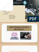 Delitos Gestion Municipal