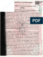 Escritura pública de propiedad inmueble Cimitarra