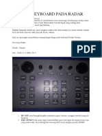 Tombol Keyboard Pada Radar