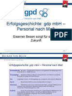 Erfolgsgeschichte - GDP: Eiserner Besen Sorgt Für Sichere Zukunft