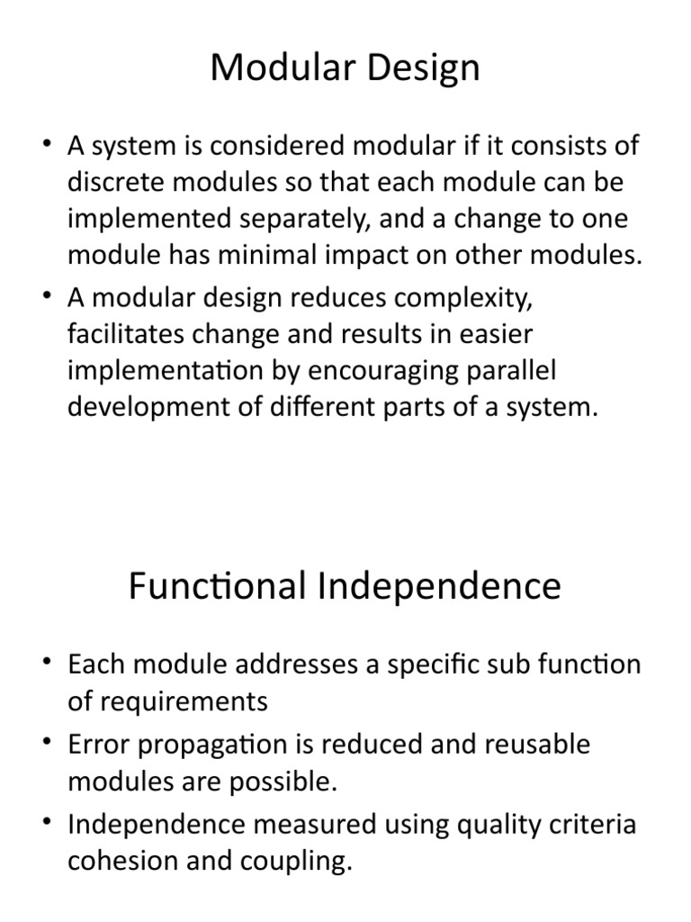 Effective Modular Design | PDF | Subroutine | Modularity