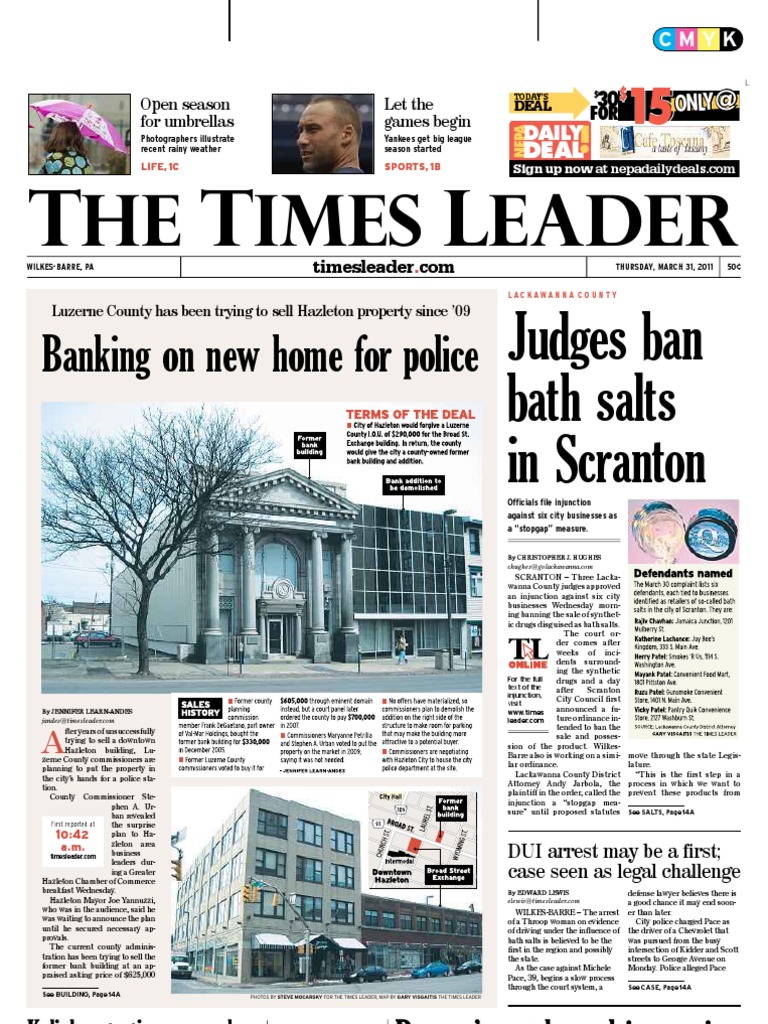 Wilkes-Barre Times Leader 3-31 PDF Mercury (Planet) Wilkes Barre