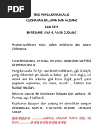 Kertas Kerja English Day Camp