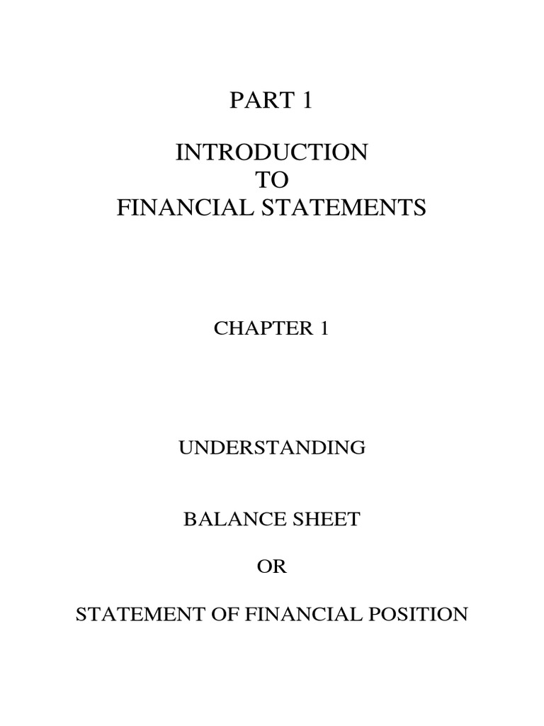 Understanding Balance Sheet Elements | PDF | Equity (Finance) | Balance ...