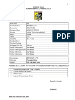 Format Data Isian Potensi Desa - Docxaaa