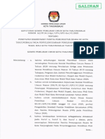 SK NO 62 - SALINAN - Penetapan Sek. PPS Se Kota Tanjungbalai - Pilkada 2020