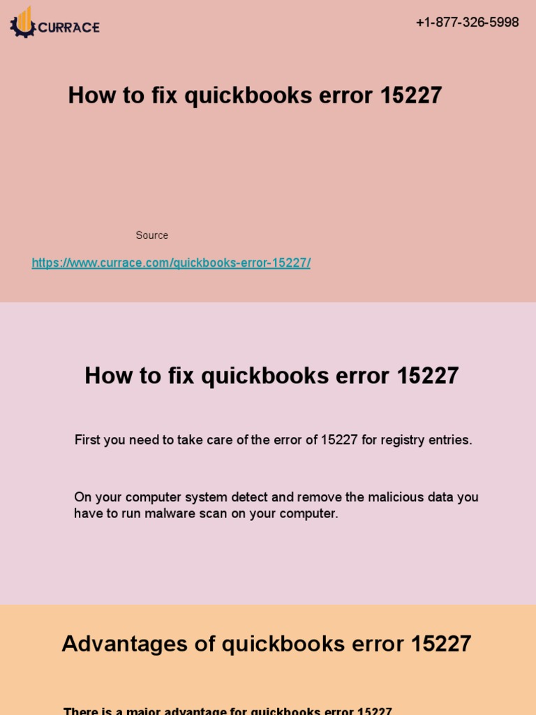 of How To Fix Quickbooks Error 15227 | PDF