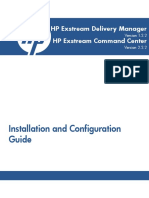 Installation and Configuration Guide: HP Exstream Delivery Manager HP Exstream Command Center