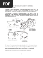 Design of Commutator and Brushes