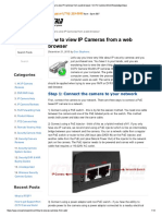 How To View IP Cameras From A Web Browser - CCTV Camera World Knowledge Base