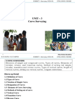 Unit - 3 Curve Surveying: Prateek Sharma