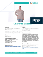 Charlotte Sweater: Materials Gauge