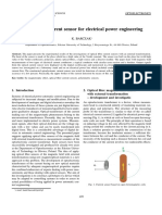 Optical Fibre Current Sensor For Electrical Power Engineering