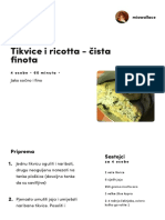 Tikvice I Ricotta - Čista Finota - Coolinarika