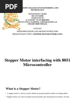 Interfacing Stepper Motor with 8051 microcontroller