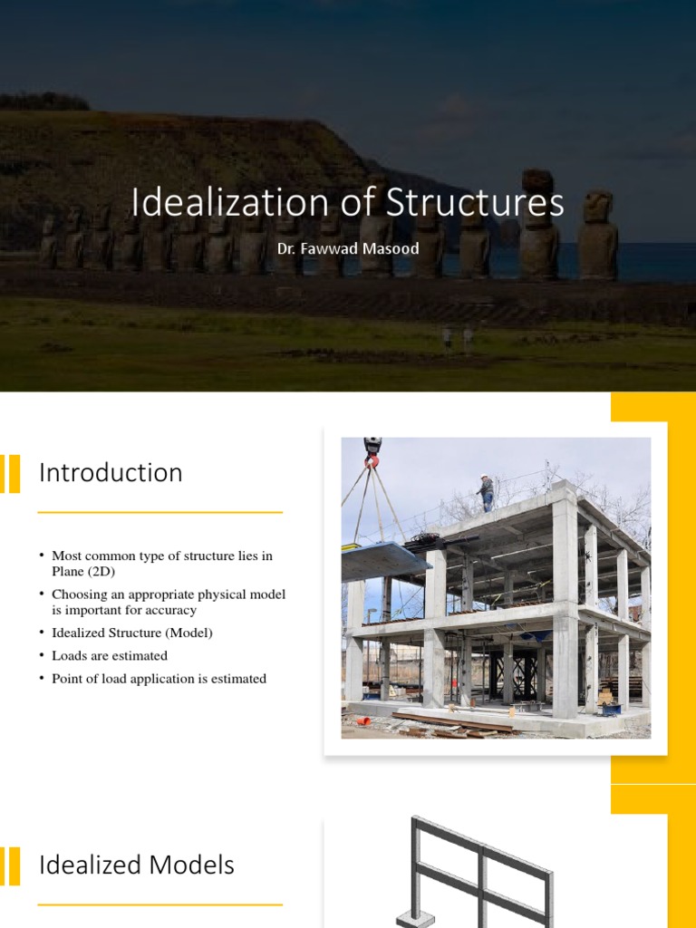 Lecture 6 Idealization of Structures - One Way 2 Way | PDF | Structural ...