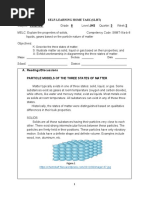 Self-Learning Home Task (SLHT) Grade 8 Level JHS Quarter: 3 Week 2