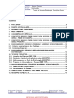 Projeto de Rede de Distribuição Condições Gerais