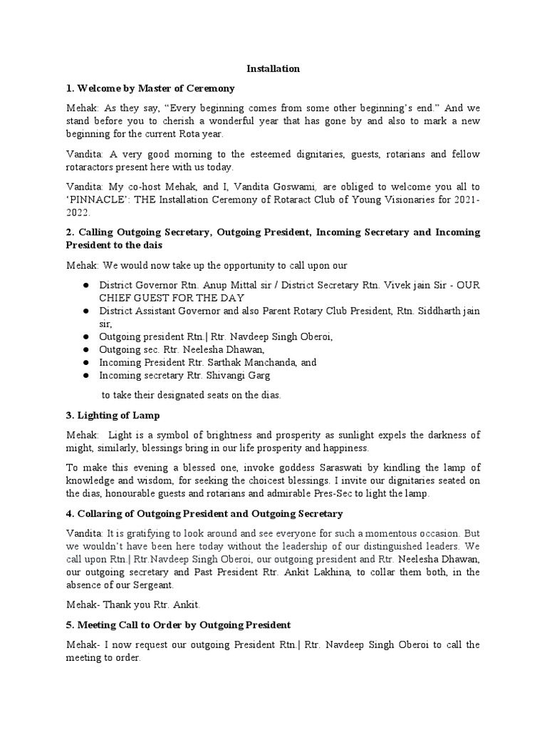 MoC Installation FINAL | PDF