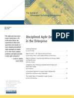 Cutter IT Journal: Disciplined Agile Delivery in The Enterprise