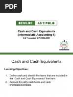 Cash and Cash Equivalents