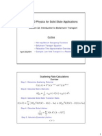 6.730 Physics For Solid State Applications: Lecture 32: Introduction To Boltzmann Transport