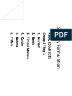 Strategy Formulation Kel-2 TReg 1