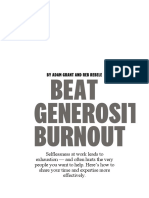 Beat Generosity Burnout