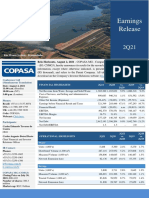 Earnings Release: Rio Manso System Reservoir