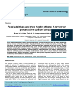 Bruna 2018 Food Additives and Their Health Effects_sodium Benzoate