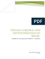 Pintura Corporal Dos Grupos Indígenas No Brasil