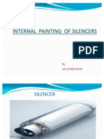 Internal painting of silencers to increase lifespan