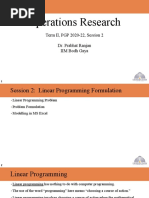 LPP Formulation