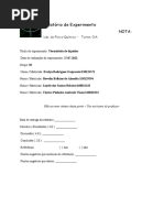 LFQ - Experimento 1 (Viscosidade de Líquidos)