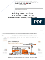 Infra - Market - Building On Success - How Infra - Market Cracked India's Infrastructure-Marketplace Puzzle - The Economic Times