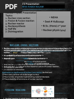 Miss Rabia Najam: Nuclear PHYSICS Presentation Submitted To