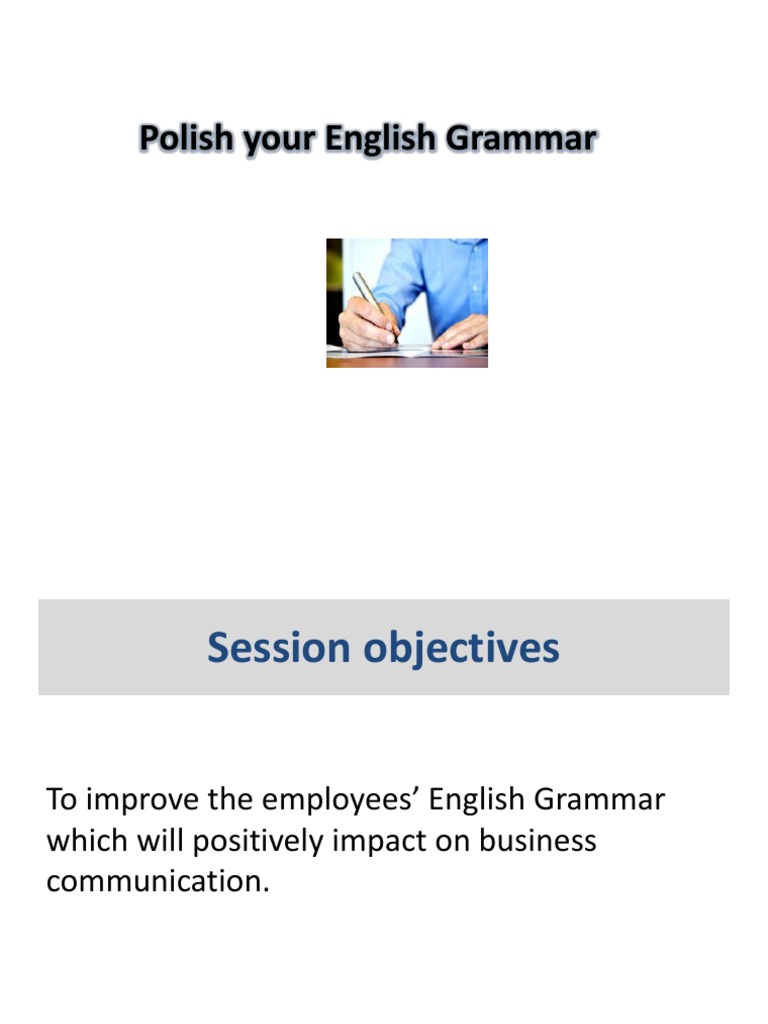 Business English Grammar Workshop | PDF | Grammatical Tense | English ...