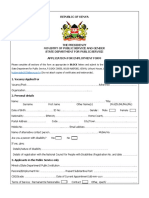 Application Form For The Vacant Positions at Huduma Kenya Secretariat