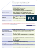 Pass sanitaire & sport 9 août